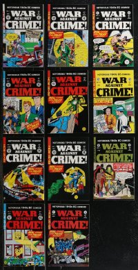 2m0395 LOT OF 11 WAR AGAINST CRIME EC REPRINTS COMPLETE SET COMIC BOOKS 1990s like 1940s originals!
