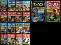 2m0391 LOT OF 18 SHOCK SUSPENSTORIES EC REPRINTS COMPLETE SET COMIC BOOKS 1990s like 1950s originals!