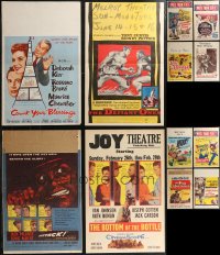 2m0540 LOT OF 24 FOLDED WINDOW CARDS 1950s great images from a variety of different movies!