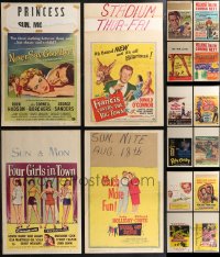 2m0544 LOT OF 20 FOLDED WINDOW CARDS 1950s great images from a variety of different movies!