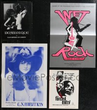 2m0420 LOT OF 6 UNCUT SEXPLOITATION PRESSBOOKS 1960s-1970s sexy advertising with partial nudity!