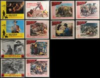 2m0357 LOT OF 12 1958-1970 CLINT EASTWOOD COWBOY WESTERN LOBBY CARDS 1958-1970 great movie scenes!