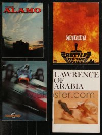 2m0569 LOT OF 4 SOUVENIR PROGRAM BOOKS 1960s Alamo, Lawrence of Arabia, Grand Prix & more!