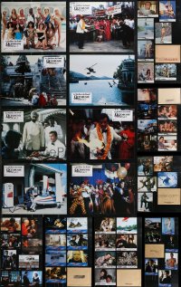 2m0296 LOT OF 85 JAMES BOND FRENCH LOBBY CARDS 1960s-2000s complete sets from 9 different movies!