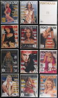 2m0594 LOT OF 12 1999 PENTHOUSE MAGAZINES 1999 every issue from that year, sexy nude images!