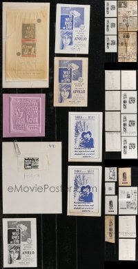 2m0457 LOT OF 29 WILD ROOTS OF LOVE PROMOTIONAL ITEMS 1965 one of Catherine Deneuve's first movies!