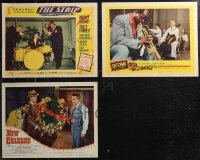2m0363 LOT OF 3 LOUIS ARMSTRONG LOBBY CARDS 1940s-1950s The Strip, Satchmo the Great, New Orleans!