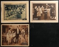 2m0362 LOT OF 3 SILENT LOBBY CARDS 1920s Babies Welcome, Just A Wife, Fools and Riches!