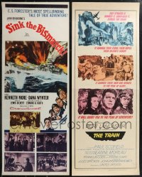 2m0855 LOT OF 4 FORMERLY FOLDED INSERTS 1950s-1970s great images from a variety of movies!