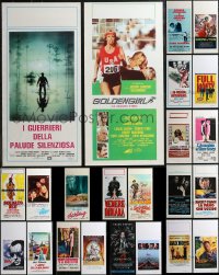 2m0784 LOT OF 23 MOSTLY FORMERLY FOLDED ITALIAN LOCANDINAS 1960s-2010s cool movie images!