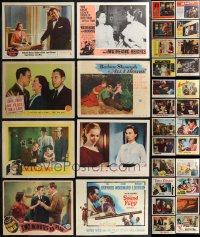 2m0320 LOT OF 56 DRAMA LOBBY CARDS 1940s-1960s incomplete sets from several different movies!