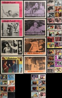 2m0331 LOT OF 47 BAD GIRLS LOBBY CARDS 1950s-1960s incomplete sets from several different movies!