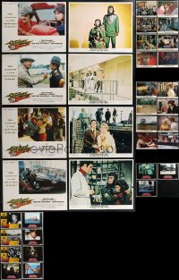 2m0314 LOT OF 59 LOBBY CARDS 1970s-1980s complete & incomplete sets from several movies!