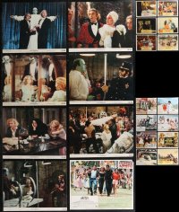 2m0348 LOT OF 22 LOBBY CARDS IN GOOD CONDITION 1950s-1970s incomplete sets from several movies!