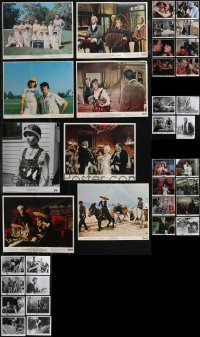 2m0652 LOT OF 36 MINI LOBBY CARDS & 8X10 STILLS 1970s great scenes from a variety of movies!