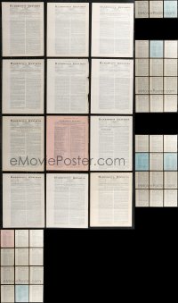 2m0449 LOT OF 51 1944-45 HARRISON'S REPORTS 1944-1945 information for theater owners!
