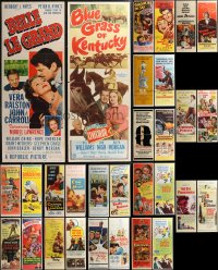 2m0801 LOT OF 30 FORMERLY FOLDED INSERTS 1940s-1970s great images from a variety of movies!