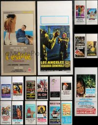 2m0790 LOT OF 19 MOSTLY FORMERLY FOLDED ITALIAN LOCANDINAS 1960s-1990s a variety of movie images!