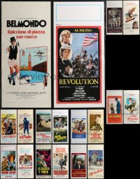 2m0791 LOT OF 18 MOSTLY FORMERLY FOLDED ITALIAN LOCANDINAS 1960s-1990s a variety of movie images!