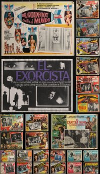 2m0023 LOT OF 25 MEXICAN LOBBY CARDS 1960s-1970s scenes from a variety of different movies!