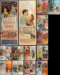 2m0804 LOT OF 28 FORMERLY FOLDED INSERTS 1950s-1970s great images from a variety of movies!
