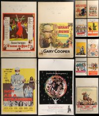 2m0030 LOT OF 13 UNFOLDED WINDOW CARDS 1950s-1970s great images from a variety of movies!