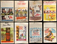2m0037 LOT OF 8 UNFOLDED WINDOW CARDS 1950s-1960s great images from a variety of movies!