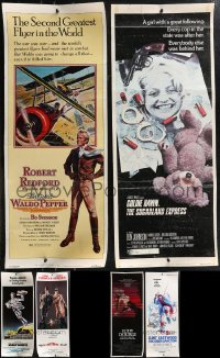 2m0851 LOT OF 6 MOSTLY UNFOLDED INSERTS 1970s-1980s great images from a variety of movies!