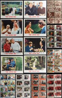 2m0310 LOT OF 64 1960S LOBBY CARDS IN FULL SETS 1960s complete sets from eight different movies!