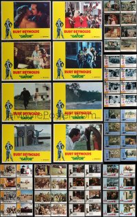 2m0295 LOT OF 88 1970S LOBBY CARDS IN FULL SETS 1970s complete sets from eleven different movies!