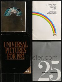2m0451 LOT OF 4 STUDIO YEARBOOKS & PUBLICATIONS 1970s-1980s a variety of cool movie images!