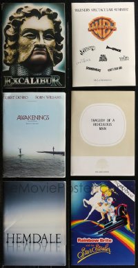 2m0438 LOT OF 6 PRESSKITS 1980s a variety of cool movie advertising information & images!