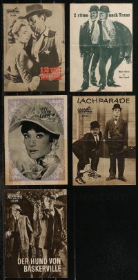 2m0441 LOT OF 5 EAST GERMAN PROGRAMS 1960s great images from a variety of different movies!