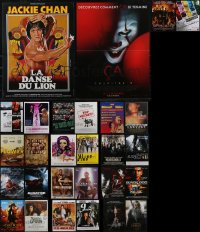 2m0890 LOT OF 29 FORMERLY FOLDED FRENCH 15X21 POSTERS 1980s-2010s a variety of cool movie images!
