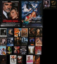 2m0892 LOT OF 27 FORMERLY FOLDED FRENCH 15X21 POSTERS 1990s-2010s a variety of cool movie images!