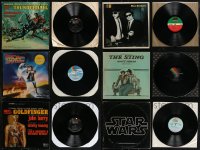 2m0526 LOT OF 6 RECORDS 1960s-1980s soundtracks from Star Wars, James Bond, Back to the Future!