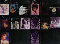 2m0446 LOT OF 7 ELIZABETH TAYLOR PERFUME BAGS 1980s-1990s portraits of her printed on all of them!