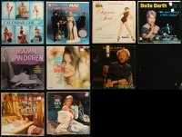 2m0513 LOT OF 9 33 1/3 RPM RECORDS WITH SEXY COVERS 1950s-1960s Mae West, Ann-Margret & more!