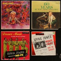 2m0534 LOT OF 4 33 1/3 RPM SPIKE JONES RECORDS 1950s-1960s Thank You Music Lovers, Dinner Music!