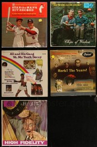 2m0529 LOT OF 5 33 1/3 RPM RECORDS 1960s-1970s Muhammad Ali & His Gang vs Mr. Tooth Decay + more!