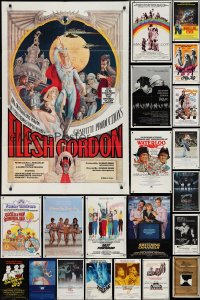 2m0174 LOT OF 60 FOLDED ONE-SHEETS 1970s-1990s great images from a variety of different movies!