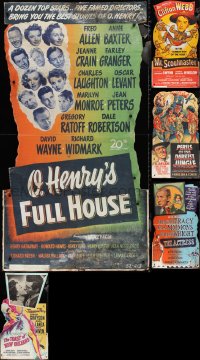 2m1118 LOT OF 7 STANDEES 1950s Marilyn Monroe in O. Henry's Full House, Spencer Tracy + much more!