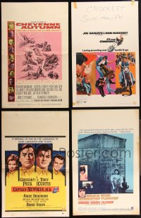 2m0034 LOT OF 12 FORMERLY FOLDED WINDOW CARDS 1950s-1970s great images from a variety of movies!