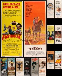 2m0831 LOT OF 14 UNFOLDED 1970S INSERTS 1970s great images from a variety of different movies!