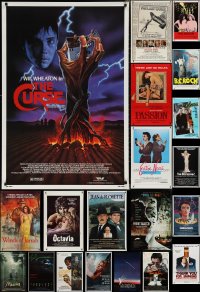 2m1027 LOT OF 22 UNFOLDED SINGLE-SIDED ONE-SHEETS 1980s a variety of cool movie images!