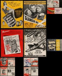 2m0118 LOT OF 21 1940S PARAMOUNT PRESSBOOKS 1940s advertising for a variety of different movies!