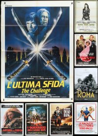 2m0092 LOT OF 11 FOLDED ITALIAN ONE-PANELS 1970s-1990s a variety of cool movie images!