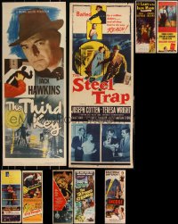 2m0836 LOT OF 13 UNFOLDED 1950S INSERTS 1950s great images from a variety of movies!