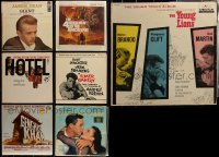 2m0524 LOT OF 7 33 1/3 RPM RECORDS 1950s-1960s soundtrack music from a variety of different movies!
