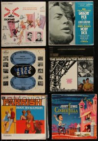 2m0527 LOT OF 6 33 1/3 RPM RECORDS 1950s-1960s soundtrack music from a variety of different movies!